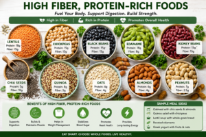 High-Fiber, Protein-Rich Foods ,Better Health and Nutrition