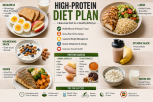 High-Protein Breakfast and Diet Plan for a Healthy Lifestyle