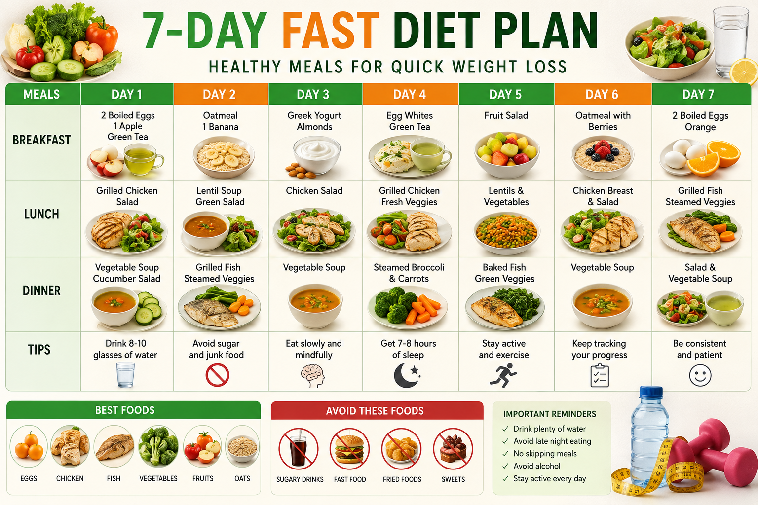 Fast Diet Plan,An Effective Way to Lose Weight Quickly